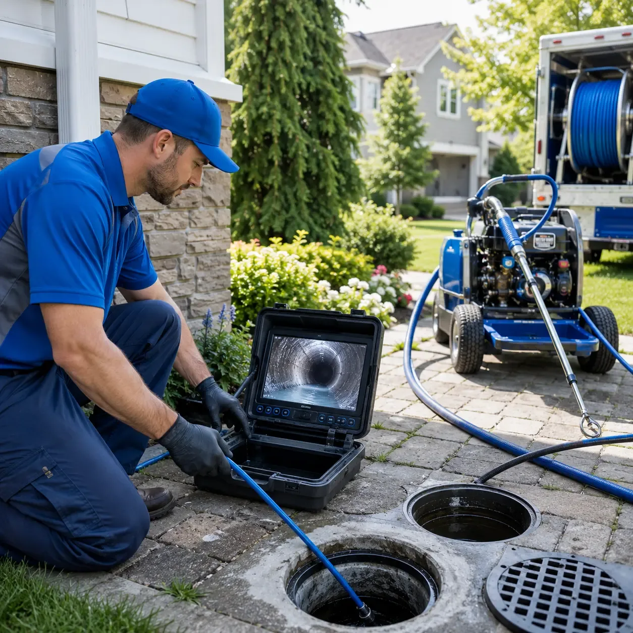 Outdoor drain cleaning professionals serving Sterling, NY